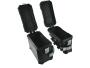 Seitenkofferer 2-Set Pro3 Alu 36+33 L Cutout Schwarz für Motorrad