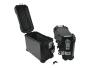Seitenkofferer 2-Set Pro3 Alu 36+33 L Cutout Schwarz für Motorrad