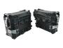 Seitenkofferer 2-Set Pro3 Alu 36+33 L Cutout Schwarz für Motorrad