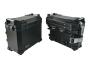 Seitenkofferer 2-Set Pro3 Alu 36+33 L Cutout Schwarz für Motorrad