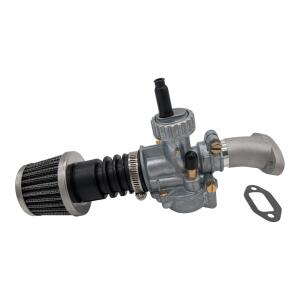 Vergaser 19mm Bing Nachbau für Zündapp GTS KS CS C 50 & Luftfilter & Ansaugstutzen & Tuning & Anleitung