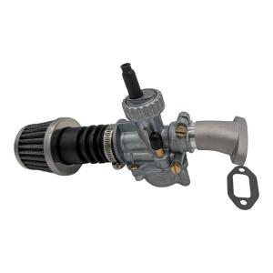 Vergaser 19mm Bing Nachbau für Zündapp GTS KS CS C 50 & Luftfilter & Ansaugstutzen & Tuning & Anleitung