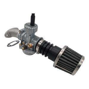 Vergaser 19mm Bing Nachbau für Zündapp GTS KS CS C 50 & Luftfilter & Ansaugstutzen & Tuning & Anleitung