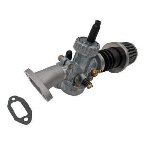 Vergaser 19mm Bing Nachbau für Zündapp GTS KS CS C 50 Düsenset Luftfilter Ansaugstutzen Tuning Anleitung