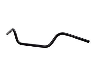 MysticHigh Stahllenker schwarz, Kabelkerben 25,4mm für Honda VT 600 mit ABE