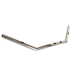 Handlebar Flyerbar chrome 1inch for Harley Davidson 1868 Heritage Softail with cable hole