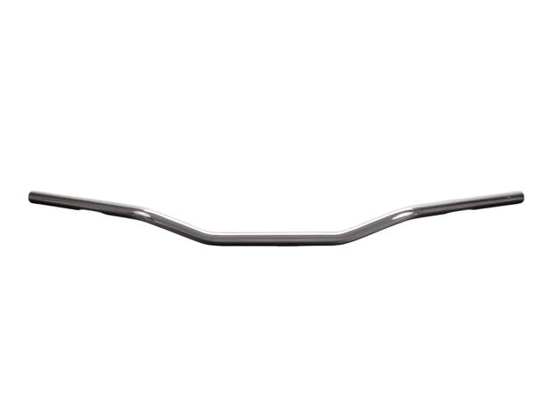 Stahllenker chrom Flyerbar Kabelkerbe 25,4mm für Harley Davidson XR 1200