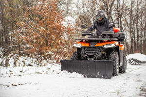 Snow plow for Segway Snarler AT5 AT6 AT10 60" 152cm with quick adapter