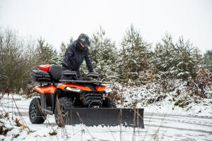 Snow plow for Segway Snarler AT5 AT6 AT10 60" 152cm with quick adapter