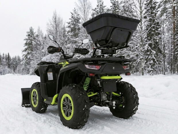 Salzstreuer für Segway Snarler AT5 AT6 AT10 ATV Streugerät Salzstreuer Splittstreuer Pro2
