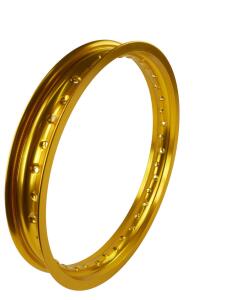 Felge vorne 1.60*21 / 1,60-21 Aluminium Felgenring Gold B-Ware