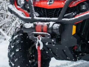 Seilwinde 3500 für Kawasaki KFX 50/80 Funkbetrieb Extra stark