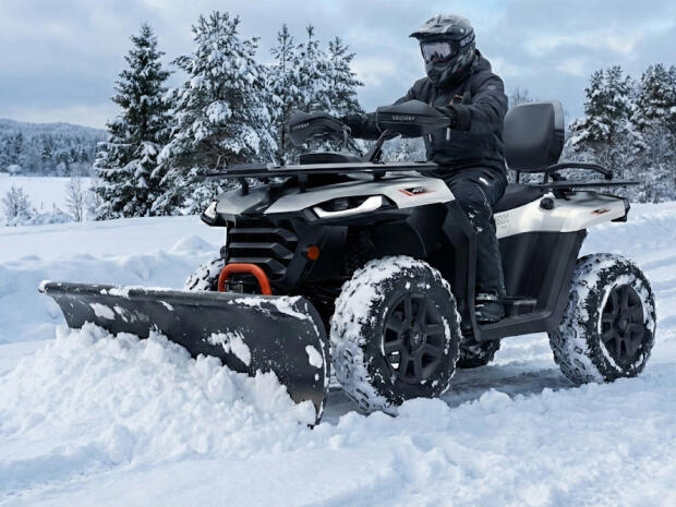 Schneeschild für Loncin XWolf 1000 700 550 300 200 mit Gummischürfleiste