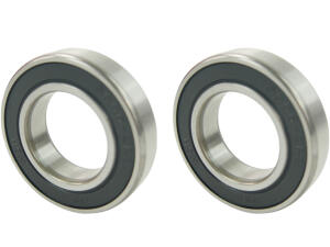 2x Ball bearing 6006-2RS for Ducati Monster 800 ie 2004