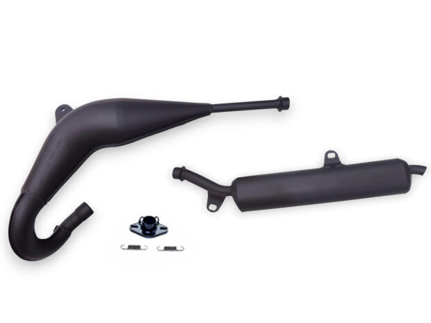 Auspuffanlage Komlett Giannelli  für Yamaha DT 80 LC2 Bj.82-01 mit TPSI Zulassung