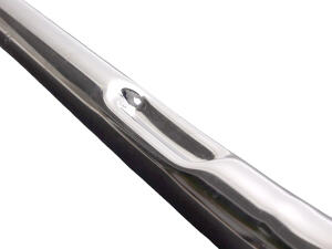 Steel handlebar Apehanger 1inch in chrome with cable notches for Victory Cross Roads 1731