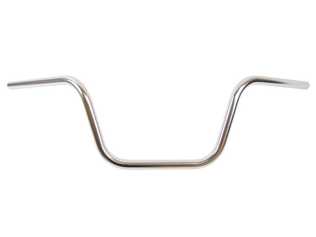 Steel handlebar Apehanger 1inch in chrome for Triumph Thruxton 865 with ABE