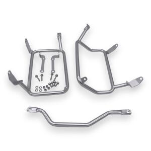 Alukofferset & Träger silber für BMW R 1200/1250 GS 45L & 36L/33L Cutout