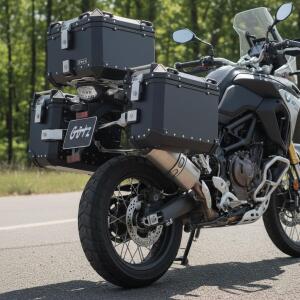 Alukofferset & Träger schwarz für BMW F 750/800/850/900 GS 55L & 36L+33L Cutout