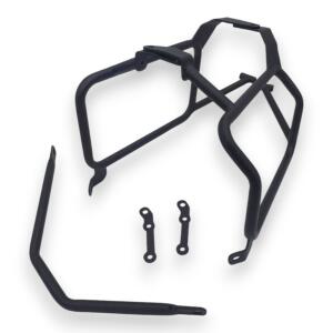 Alukofferset & Träger schwarz für BMW F 750-900 GS 55L & 36L/33L Cutout