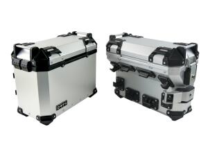 Case Set & Rack Silver for BMW F 750/800/850/900 GS 55L & 36L+33L Cutout