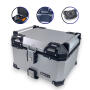 Case Set & Rack Silver for BMW F 750/800/850/900 GS 55L & 36L+33L Cutout