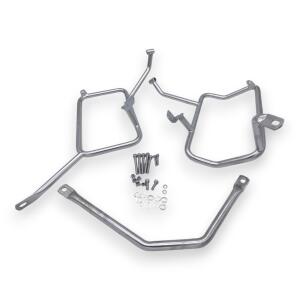 Alukofferset & Träger Silber für BMW G 310 GS 22L & 36L+33L Cutout