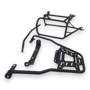 Alukofferset & Träger Schwarz für Harley RA1250 Pan America 35L & 36L+33L Cutout