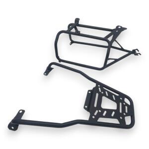 Alukofferset & Träger Schwarz für Harley RA1250 Pan America 55L & 36L+33L Cutout