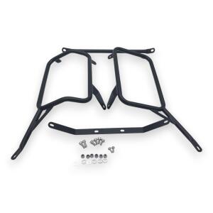 Alukofferset & Träger Schwarz für Suzuki DL 800 55L & 36L+33L Cutout