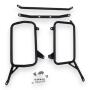Alukofferset & Träger Schwarz für Suzuki DL 800 55L & 36L+33L Cutout