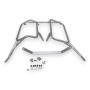 Pannier Box set alu & rack silver for Suzuki DL 800 55l & 36l Cutout