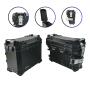 Pannier Box set alu & rack black for KTM  790 Adventure 55l & 36l Cutout