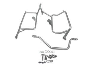 Alukofferset & Träger Silber für KTM  790 Adventure 22L & 36L+33L Cutout