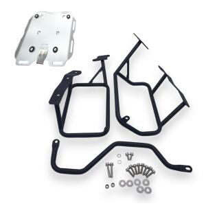 Alukofferset & Träger Schwarz für KTM  1290 Adventure 45L & 36L+33L Cutout