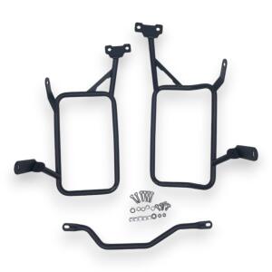 Alukofferset & Träger Schwarz für Honda X-ADV 750 35L & 36L+33L Cutout