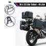 Alukofferset & Träger Schwarz für Honda X-ADV 750 45L & 36L+33L Cutout