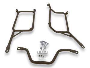 Alukofferset & Träger Schwarz für Benelli TRK 502 X 55L & 36L+33L Cutout