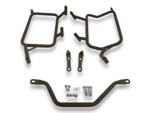 Alukofferset & Träger Schwarz für CFMoto 800 MT 55L & 36L+33L Cutout