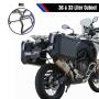Seitenkofferset 36L/33L alu & Träger schwarz für BMW R 1200 & 1250 GS Cutout
