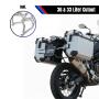 Pannier Box Set alu & rack silver for BMW BMW F750/800/850/900 GS Adventure 36l &33l Cutout