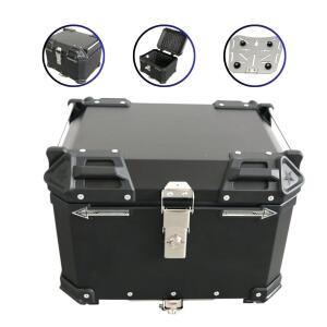 Top Case Universal 45L Black with Mounting Plate for...