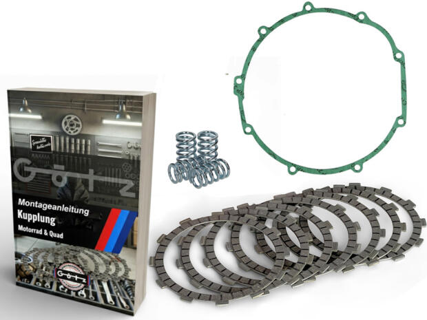Clutch plates+gasket+springs for Honda CB 750 F2 RC42 years 1992-2001