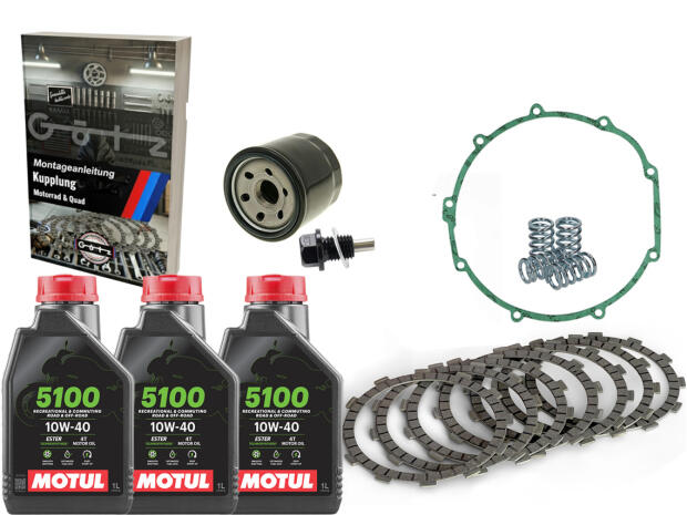 Kupplung Komplettset für Honda CB 750 F2 RC42 mit Motul & Ölfilter & Magnetablassschraube