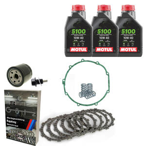 Kupplung Komplettset für Honda CB 750 F2 RC42 mit Motul & Ölfilter & Magnetablassschraube