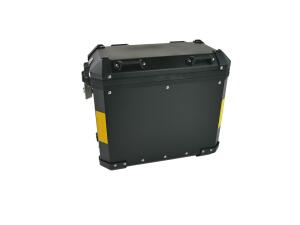 Koffer Tourenkoffer Seitenkoffer Aluminium 38Liter schwarz vormontiert B-Ware