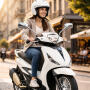 Spiegel paar für Piaggio Beverly 125 250 300 500 Vespa ET2 ET4