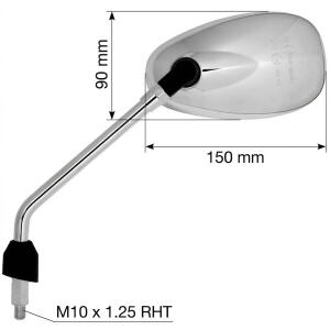 Rückspiegel link für Piaggio Beverly 125 und...