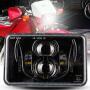 LED headlight rectangular 160x100mm / 4x6 inch for Suzuki Yamaha Honda