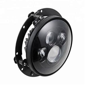 Headlight retaining set 2pcs. for Harley Davidson 7" inch headlights black
